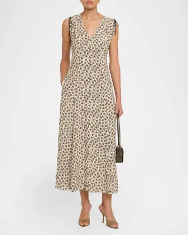 rag & bone Emmet Floral Midi Dress | Thumbnail 2 rag & bone Emmet Floral Midi Dress | Thumbnail 2