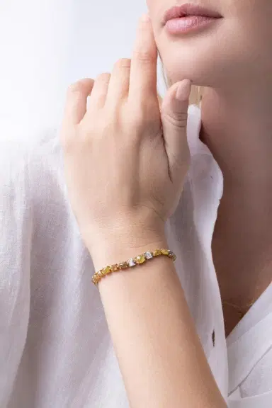 PARULINA Diamond Color Rose Bracelet | Thumbnail 4 PARULINA Diamond Color Rose Bracelet | Thumbnail 4