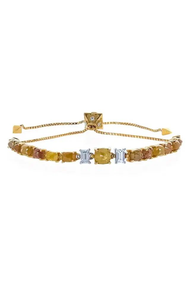 Diamond Color Rose Bracelet