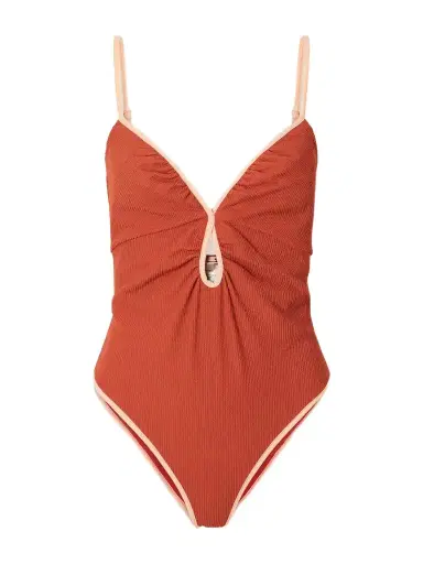 Johanna Ortiz Sundown Dust Ribbed Swimsuit | Thumbnail 1 Johanna Ortiz Sundown Dust Ribbed Swimsuit | Thumbnail 1