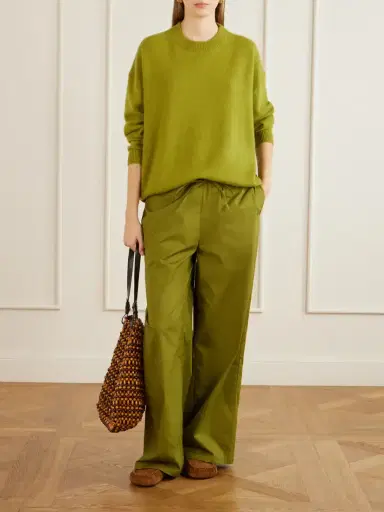 Staud Mateo Stretch-cotton Wide-leg Pants | Thumbnail 2 Staud Mateo Stretch-cotton Wide-leg Pants | Thumbnail 2