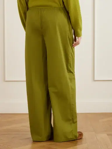 Staud Mateo Stretch-cotton Wide-leg Pants | Thumbnail 4 Staud Mateo Stretch-cotton Wide-leg Pants | Thumbnail 4