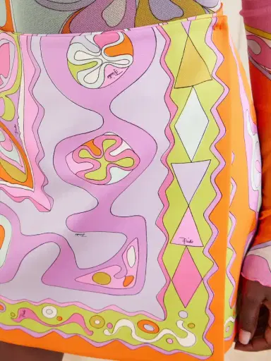 PUCCI Wrap-effect Printed Silk-twill Mini Skirt | Thumbnail 5 PUCCI Wrap-effect Printed Silk-twill Mini Skirt | Thumbnail 5