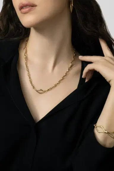 PARULINA Golden Hour Chain Necklace | Thumbnail 2