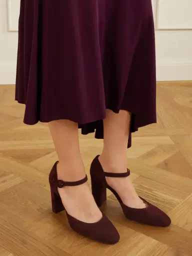 Gianvito Rossi 85 Suede Mary Jane Pumps | Thumbnail 2