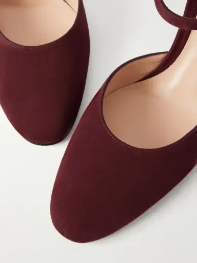 Gianvito Rossi 85 Suede Mary Jane Pumps | Thumbnail 5