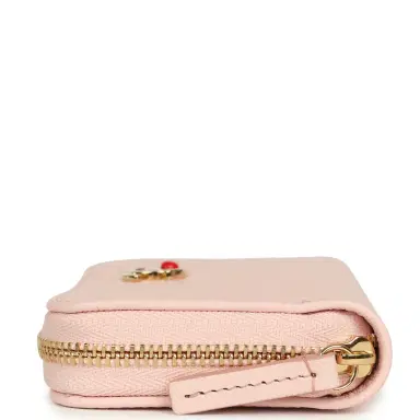 Chanel Chanel "Lucky Park" Coin Wallet Light Pink Grained Goatskin Gold Hardware | Thumbnail 5 Chanel Chanel "Lucky Park" Coin Wallet Light Pink Grained Goatskin Gold Hardware | Thumbnail 5