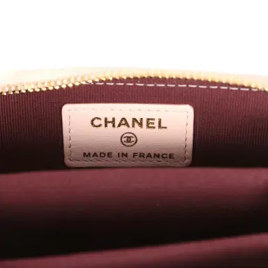Chanel Chanel "Lucky Park" Coin Wallet Light Pink Grained Goatskin Gold Hardware | Thumbnail 8 Chanel Chanel "Lucky Park" Coin Wallet Light Pink Grained Goatskin Gold Hardware | Thumbnail 8