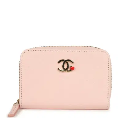 Chanel Chanel "Lucky Park" Coin Wallet Light Pink Grained Goatskin Gold Hardware | Thumbnail 1 Chanel Chanel "Lucky Park" Coin Wallet Light Pink Grained Goatskin Gold Hardware | Thumbnail 1