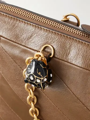 Valentino Garavani Panthea Embellished Leather Medium Shoulder Bag | Thumbnail 5 Valentino Garavani Panthea Embellished Leather Medium Shoulder Bag | Thumbnail 5