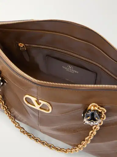 Valentino Garavani Panthea Embellished Leather Medium Shoulder Bag | Thumbnail 6 Valentino Garavani Panthea Embellished Leather Medium Shoulder Bag | Thumbnail 6