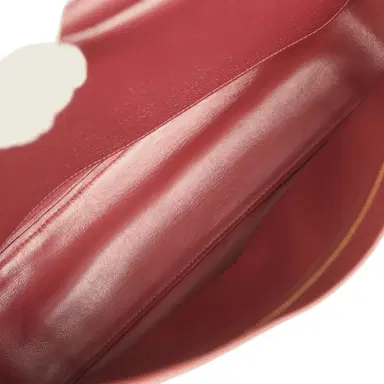 Chanel Chanel Maxi "Souplissimo" Small Flap Bag Burgundy Grained Calfskin Gold Hardware | Thumbnail 10