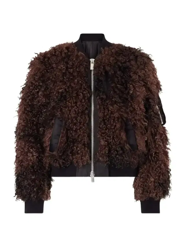 Sacai Plush Bomber Jacket