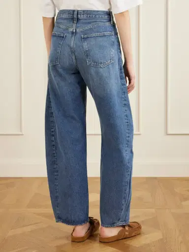 AGOLDE Luna Pieced High-rise Barrel-leg Jeans | Thumbnail 4