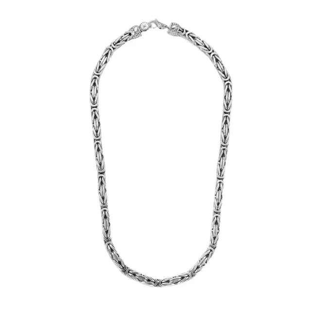 JAI JAI Sterling Silver Byzantine Men's Necklace JJH1032MN - by The Solist