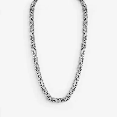 JAI JAI Sterling Silver Byzantine Men's Necklace JJH1032MN - by The Solist | Thumbnail 2