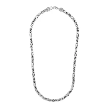 JAI JAI Sterling Silver Byzantine Men's Necklace JJH1033MN - by The Solist | Thumbnail 1
