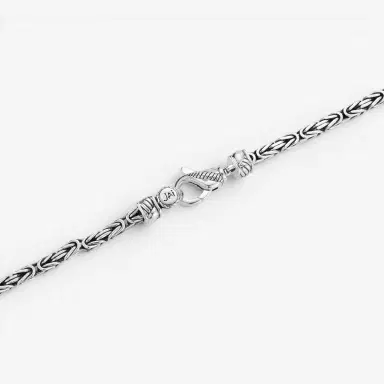 JAI JAI Sterling Silver Byzantine Men's Necklace JJH1034MN - by The Solist | Thumbnail 3