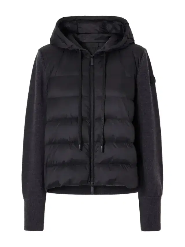 Moncler Ribbed Wool And Quilted Shell Down Cardigan