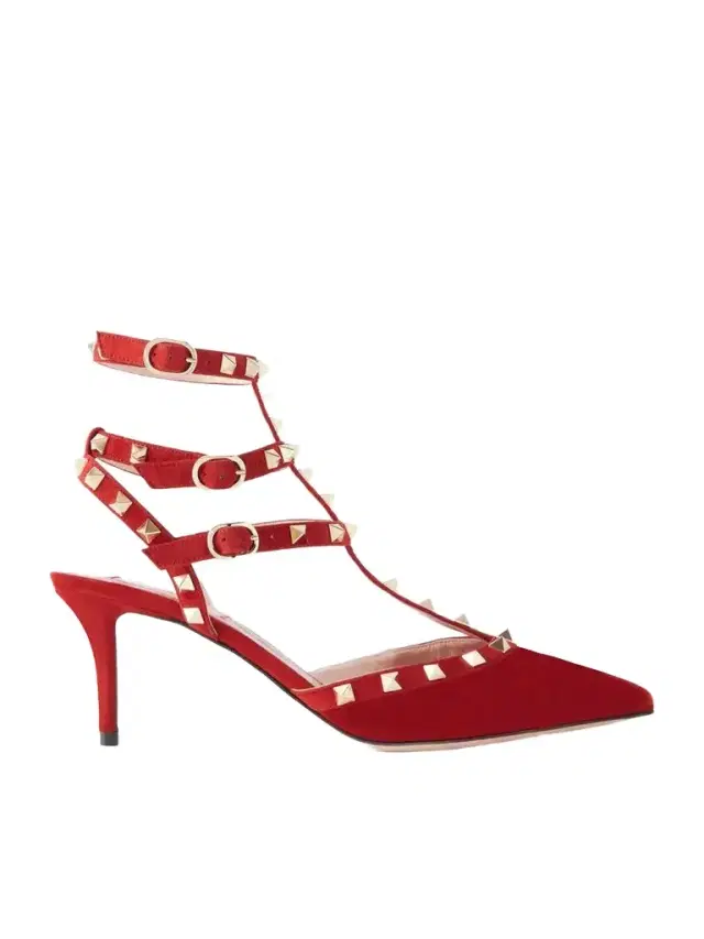 Valentino Garavani Rockstud 65 Suede Pumps