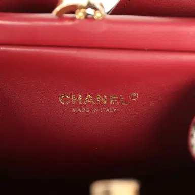 Chanel Chanel Small Chic Lady "Dalmatian Print" Shopping Bag Black, White Pony Hair Gold Hardware | Thumbnail 10