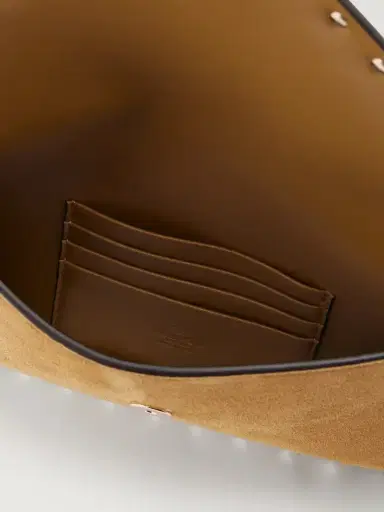 Valentino Garavani Rockstud Medium Suede Pouch | Thumbnail 6 Valentino Garavani Rockstud Medium Suede Pouch | Thumbnail 6