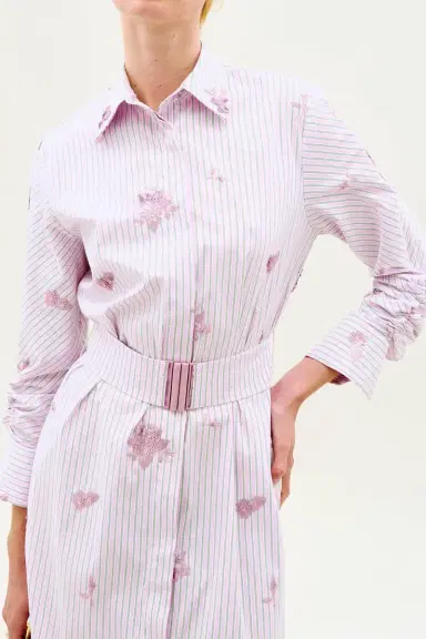 Silvia Tcherassi Kendi Midi Shirt Dress | Thumbnail 3