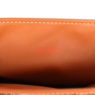 goyard Goyard Goyardine Black, Brown Anjou Mini Tote Palladium Hardware | Thumbnail 9
