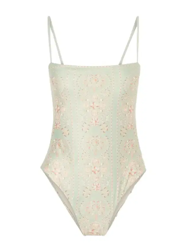 Agua by Agua Bendita Durazno Playa Printed Recycled Swimsuit