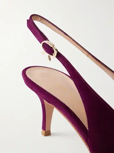 Gianvito Rossi Robbie Sling 55 Kitten Heel Slingback Pumps | Thumbnail 5