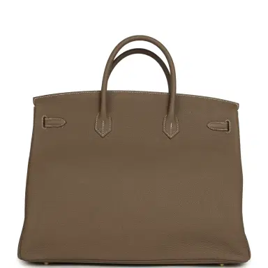 HERMÈS Hermes Birkin 40 Etoupe Togo Gold Hardware | Thumbnail 4 HERMÈS Hermes Birkin 40 Etoupe Togo Gold Hardware | Thumbnail 4