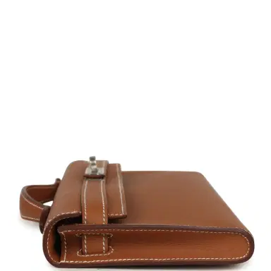 HERMÈS Hermes Kelly Cut Gold Swift Palladium Hardware | Thumbnail 5