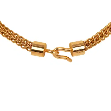 Chanel Pre-owned Chanel Large "Along The Nile" Short CC Necklace Black, Resin Gold | Thumbnail 5 Chanel Pre-owned Chanel Large "Along The Nile" Short CC Necklace Black, Resin Gold | Thumbnail 5