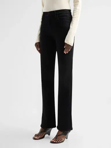 Mother Women's The Kick It High-Rise Jeans - Nighty Night - Size 32 | Thumbnail 4