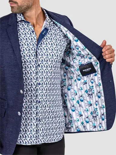Maceoo Men's Socrate Blazer Marthyr | Thumbnail 7