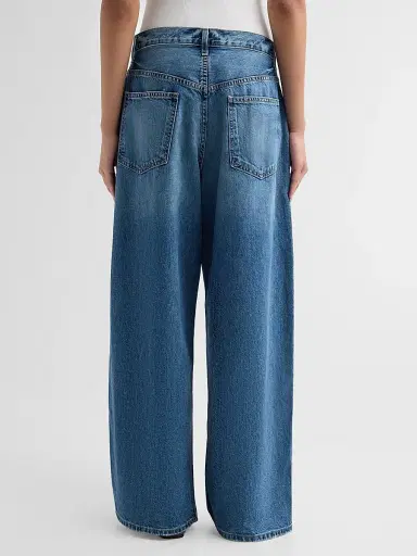 Nili Lotan Women's Terese Baggy Straight-Leg Jeans | Thumbnail 3 Nili Lotan Women's Terese Baggy Straight-Leg Jeans | Thumbnail 3