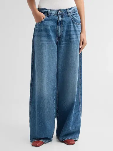 Nili Lotan Women's Terese Baggy Straight-Leg Jeans | Thumbnail 4 Nili Lotan Women's Terese Baggy Straight-Leg Jeans | Thumbnail 4
