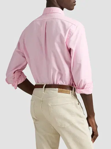 Polo Ralph Lauren Men's Classic-Fit Garment-Dyed Oxford Shirt - Carmel Pink - Size XXL | Thumbnail 2