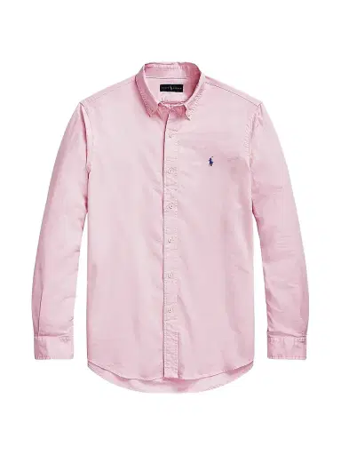 Polo Ralph Lauren Men's Classic-Fit Garment-Dyed Oxford Shirt - Carmel Pink - Size XXL | Thumbnail 1