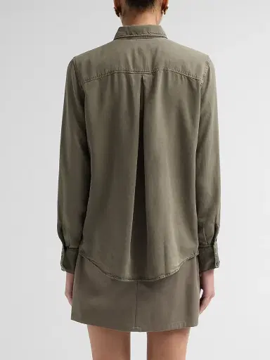 L'Agence Women's Pearson Military Blouse - Smokey Olive - Size XL | Thumbnail 3 L'Agence Women's Pearson Military Blouse - Smokey Olive - Size XL | Thumbnail 3