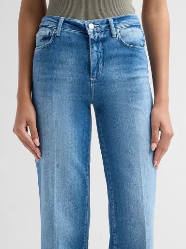 L'Agence Women's Scottie High-Rise Wide-Leg Jeans | Thumbnail 5 L'Agence Women's Scottie High-Rise Wide-Leg Jeans | Thumbnail 5