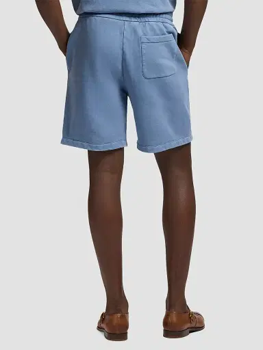 Ralph Lauren Purple Label Men's Cotton Sweat Shorts - Blue Horizon | Thumbnail 3