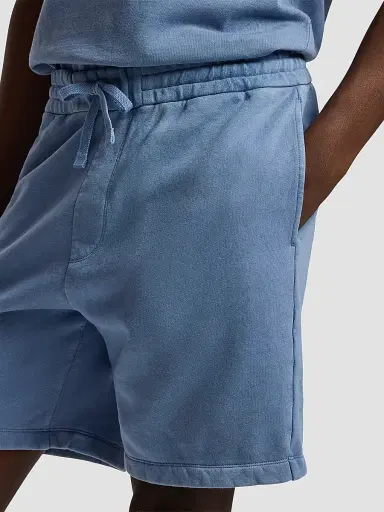 Ralph Lauren Purple Label Men's Cotton Sweat Shorts - Blue Horizon | Thumbnail 5