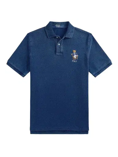 Polo Ralph Lauren Men's Classic-Fit Polo Bear Mesh Polo Shirt | Thumbnail 1 Polo Ralph Lauren Men's Classic-Fit Polo Bear Mesh Polo Shirt | Thumbnail 1
