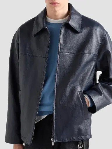 Prada Men's Nappa Leather Jacket | Thumbnail 3