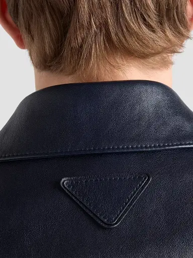 Prada Men's Nappa Leather Jacket | Thumbnail 5