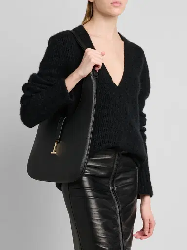 Tom Ford Women's Kara Leather Hobo Bag - Black | Thumbnail 3