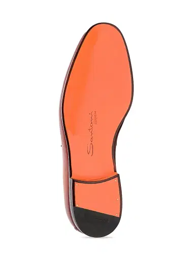 Santoni Men's Leather Penny Loafers - Light Brown - Size 12 | Thumbnail 7 Santoni Men's Leather Penny Loafers - Light Brown - Size 12 | Thumbnail 7