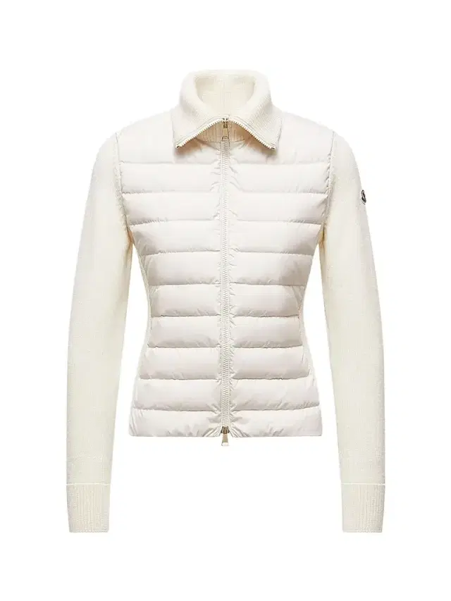 Moncler Women's Down-Filled Cardigan in Wool - White