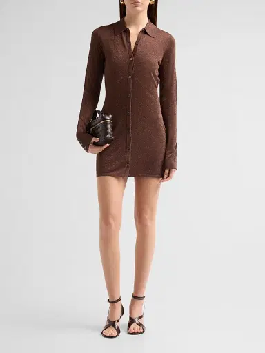 Ksubi Women's Devin Long-Sleeve Shirtdress - Stone - Size XL | Thumbnail 2 Ksubi Women's Devin Long-Sleeve Shirtdress - Stone - Size XL | Thumbnail 2
